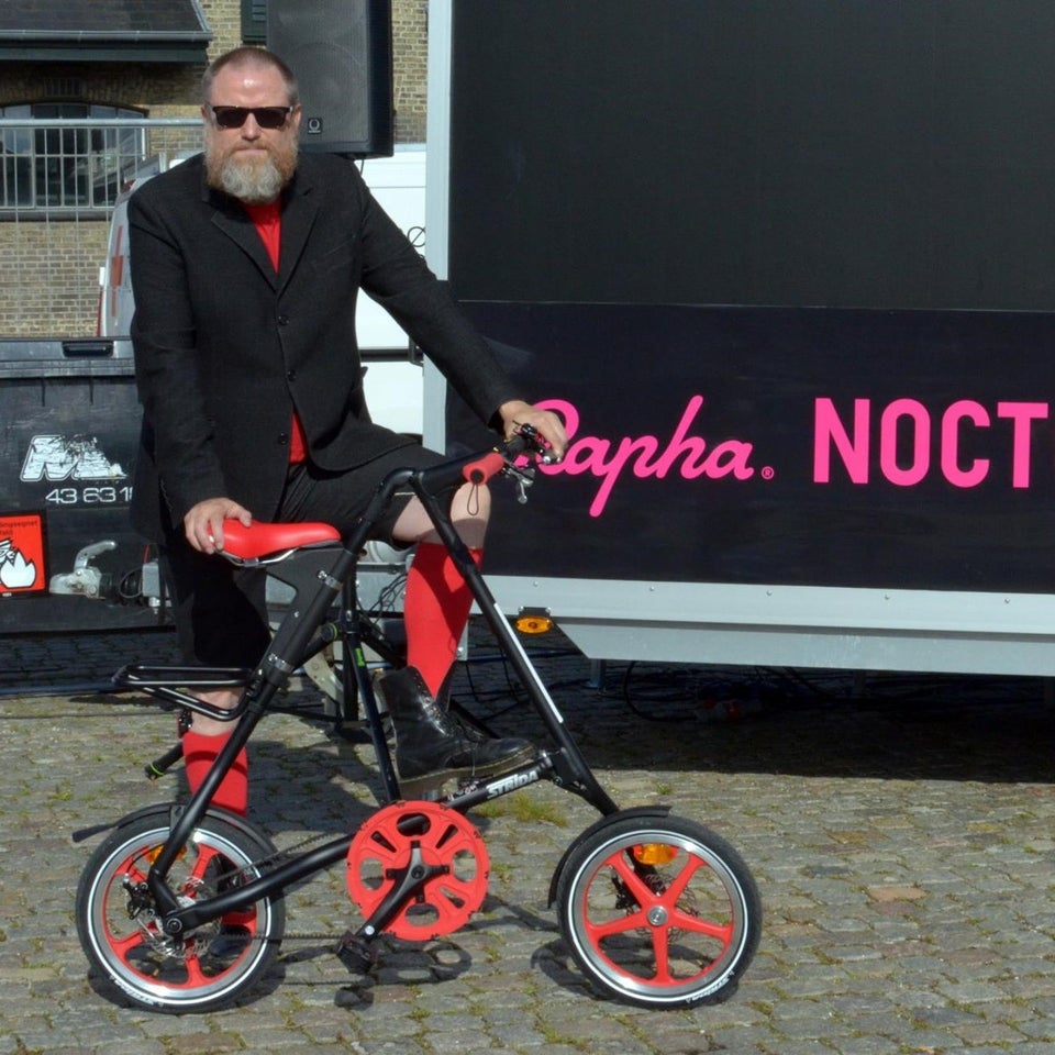 Sort/rød Strida LT - Fabriksny Strida foldecykel...