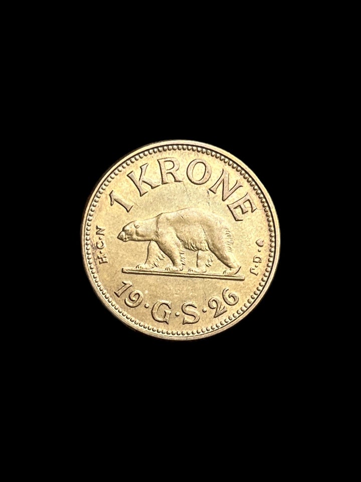 Grønland, mønter, 1 krone