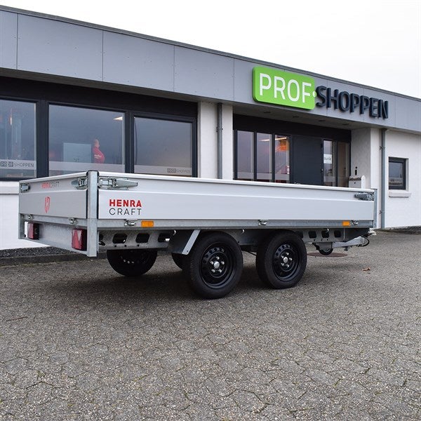 Henra Platformtrailer 1.500 kg Dobbeltakslet ink...