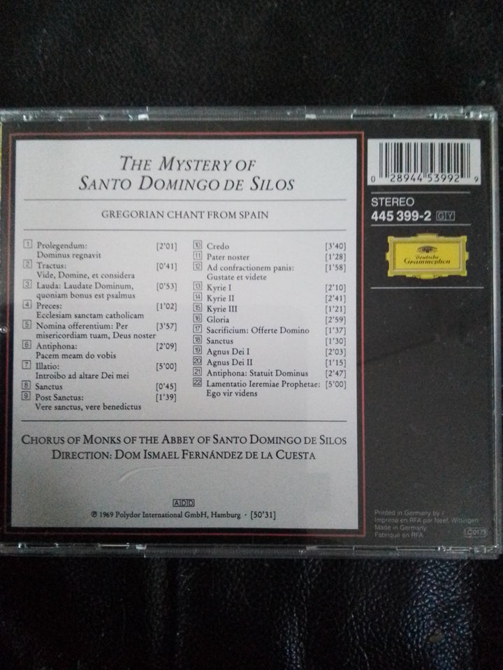Gregorian chant from spain  the mysteri of Santo...