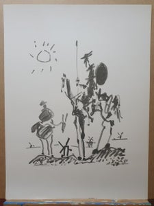 Pablo Picasso (after) - Don Quijote Y Sancho Panza
