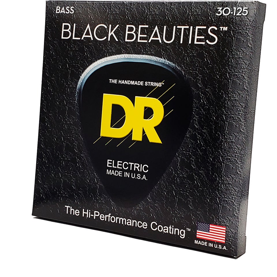 DR Strings BKB6-30 Black Beauties 6-strenget bas...