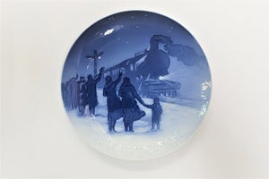 Bing & Grøndahl. Juleplatte 1931. Diameter 18 cm. (1 sorteri