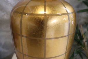 Bordlampe Guld farvet Pris kr. 499,-/stk