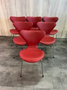 Arne Jacobsen syver stole nypolstret pris 6 stk