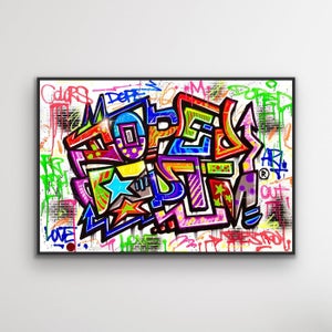 Doped Out M - PSYCHEDELIC NEO-GRAFFITI - limited edition print 2/10