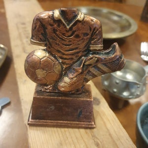 Fodbold skulptur 