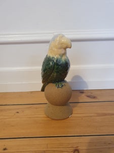 Vintage fugl i porcelæn