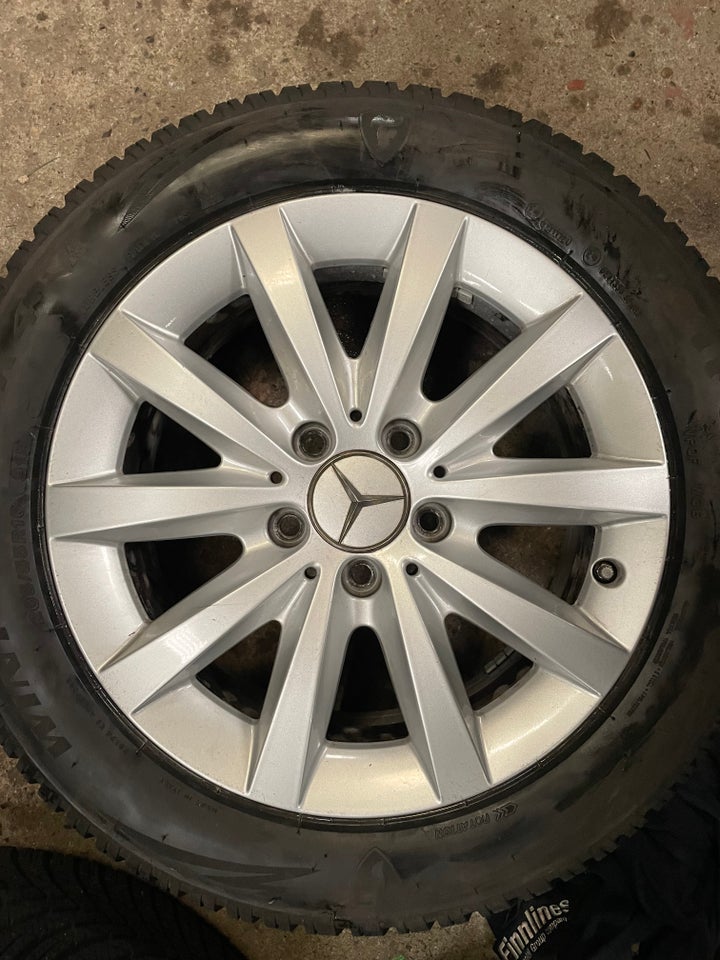 16” orignale Mercedes A-klasse fælge med næsten...