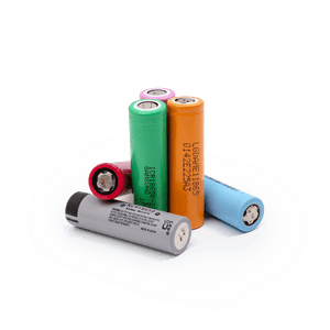 Brugt 18650 Lithium batteri 2. sortering 3100-3600 mAh Accepter