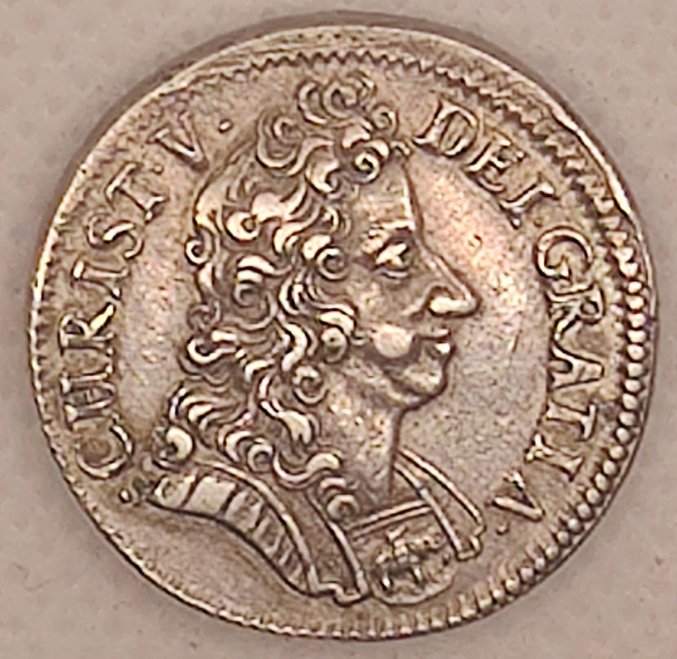 1 Krone 1693 Klumpkrone, Chr. V