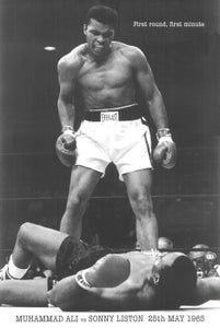 Muhammad Ali - "First Round, First Minute" - Big Size XL - modern license print