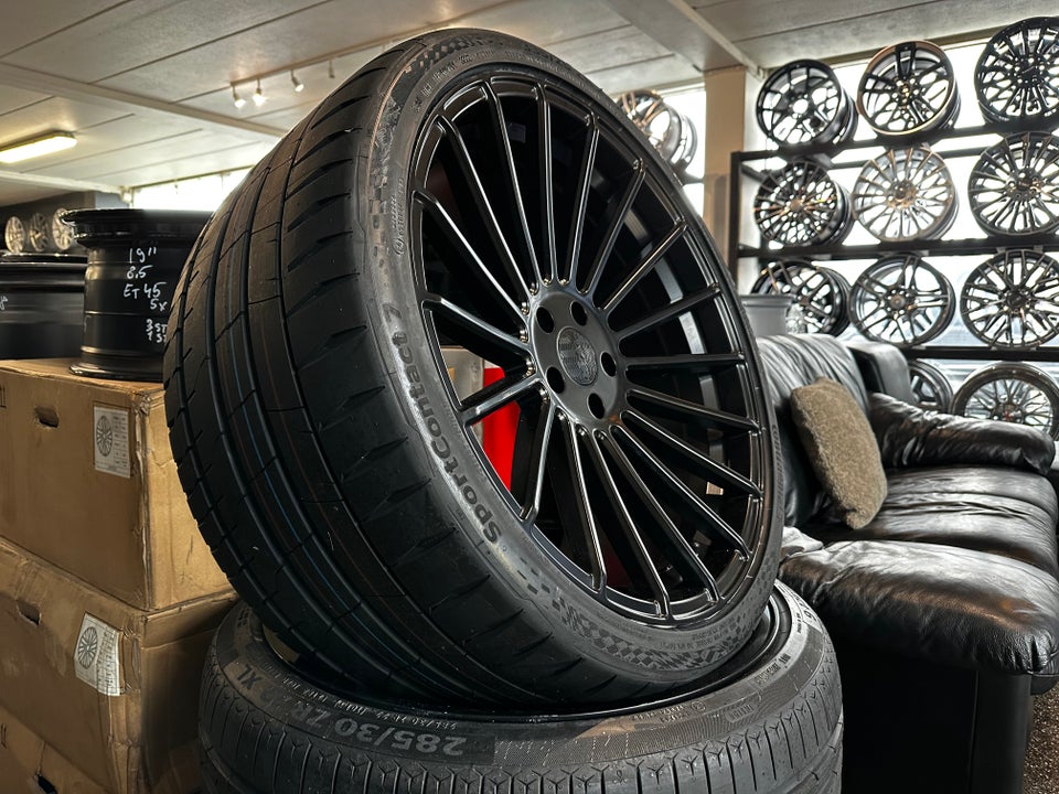 Ny 22” Haxer alufælge 5x120  Med Ny Tpms ventiler 