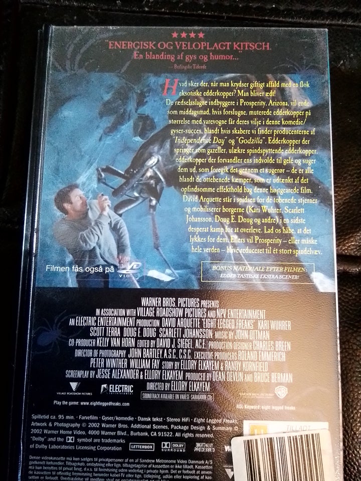 Eight legged freaks vhs