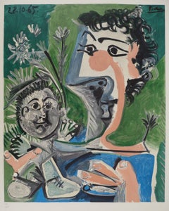 Pablo Picasso (1881-1973) - Père et enfant