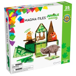 Magna-tiles Byggebrikker - Jungledyr Og Junglemønster - Byggelegetøj Hos Coop