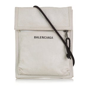 Balenciaga - Explorer Pouch Leather Crossbody - Crossbodytaske