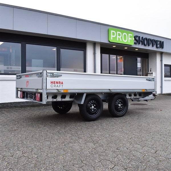 Henra Platformtrailer 1.600 kg Dobbeltakslet ink...