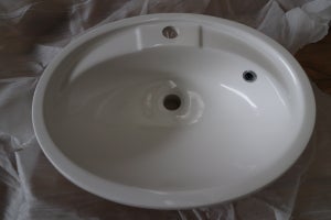 Håndvask fra Marmorline Oval Pris kr. 599,-/stk
