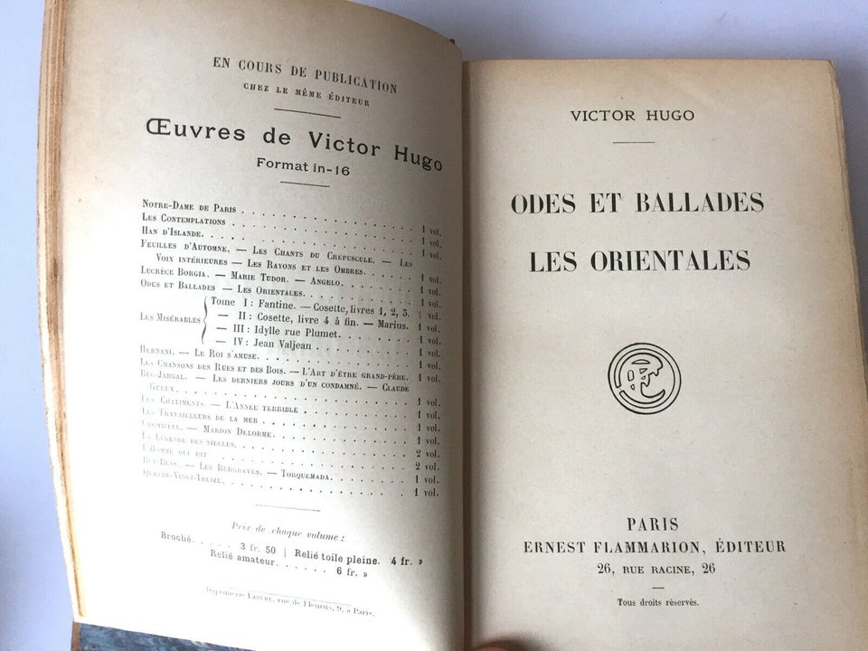 Victor Hugo - Odes et Ballades 