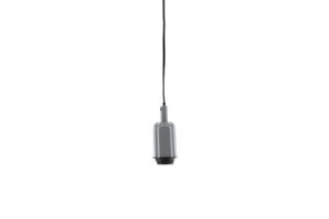 Hang belysning pendel 10x10x120cm stål grå.