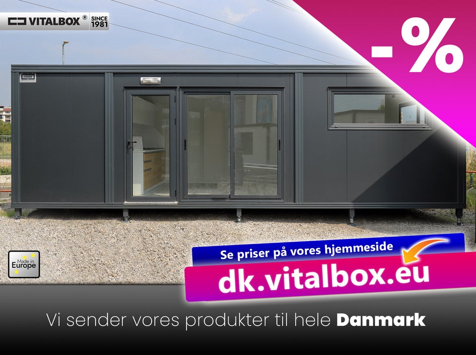 Tiny House, minihus, lille hus, Kontormodul, sku...