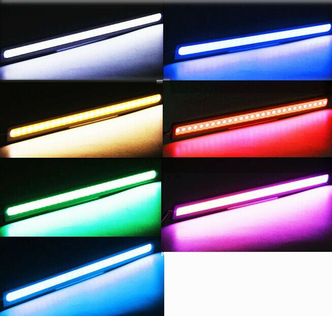 LED strip / skinne 17 cm vandtæt, 12v.