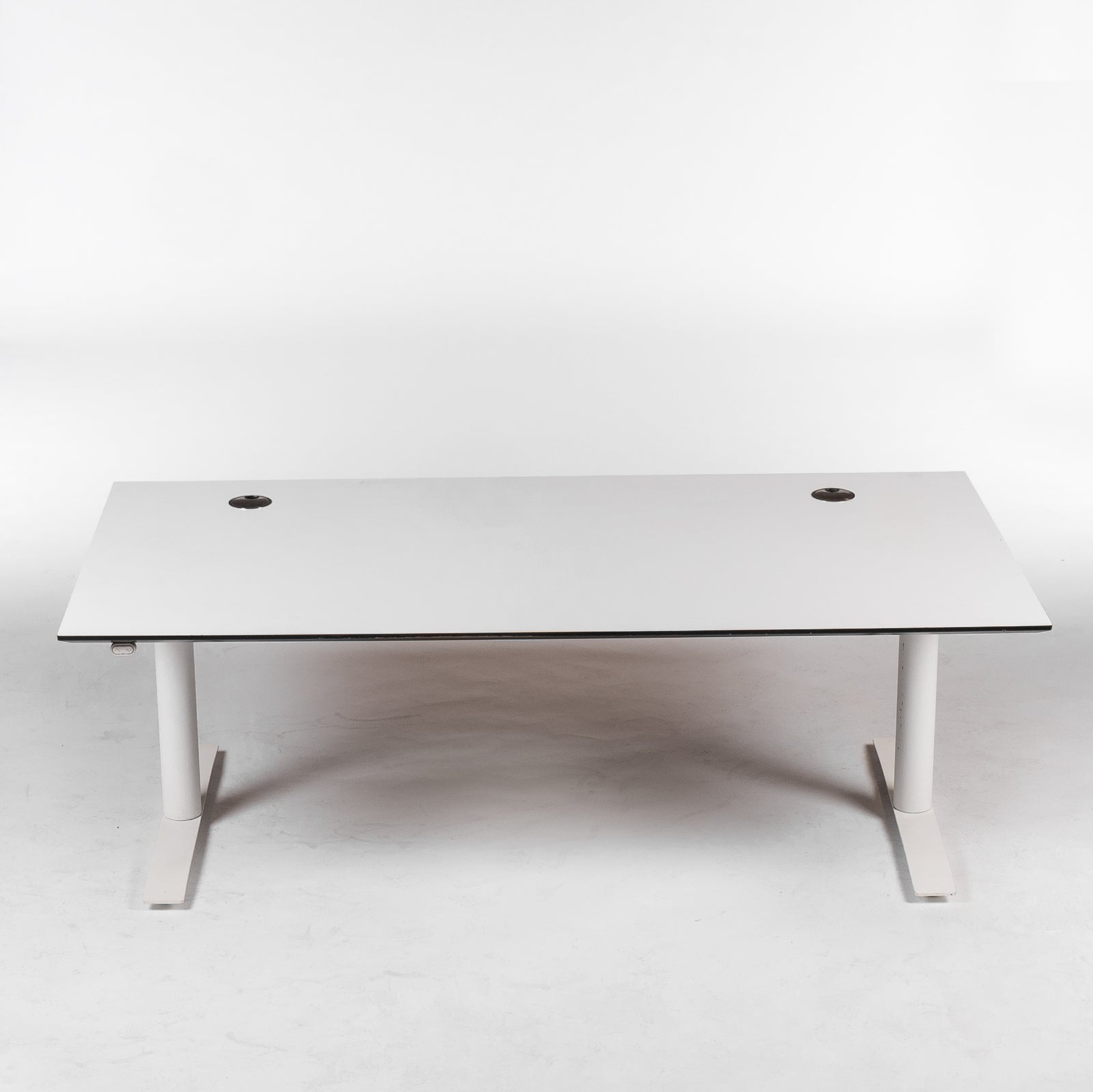 Hæve sænkeborde 180x90 - hvid laminat