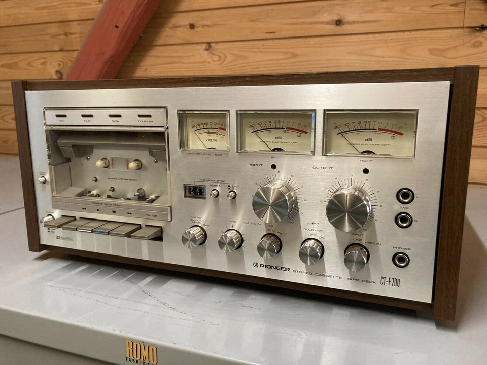 Pioneer CT-F700 – Org. vintage High End kassett...