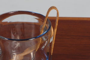 Holmegaard isspand af glas og flet