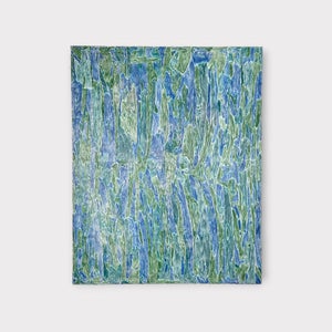 Abstrakt maleri, 80x100 cm, Blyant på lærred