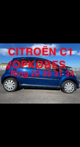 Find Citroën C1 - Østjylland på DBA - køb og salg af brugt