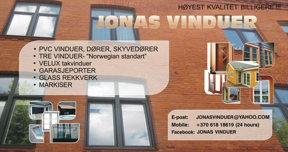 Profilbillede eller logo for JONAS VINDUER AS