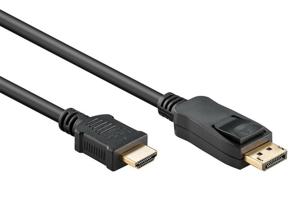 Displayport til HDMI kabel han -> HDMI A han) - 3,00 meter – dba.dk – Køb og Salg af Nyt og Brugt