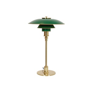 Poul Henningsen PH 3/2 bordlampe med grønne skærme