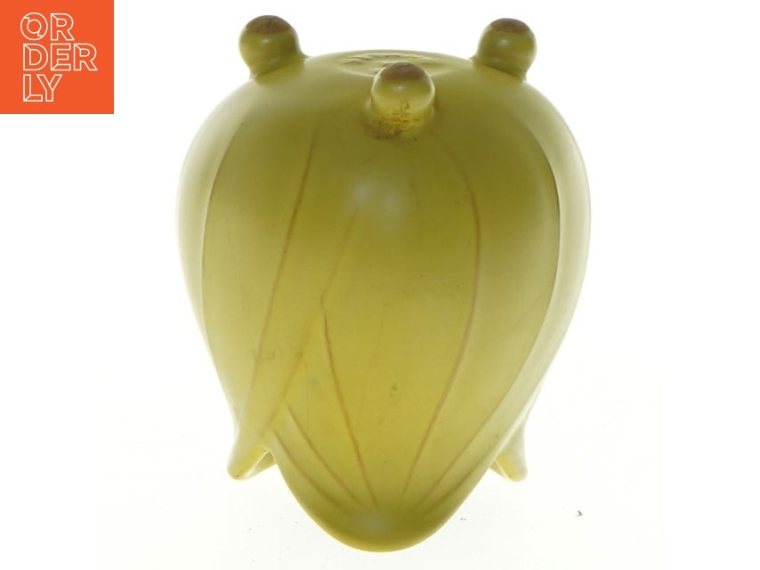 Ældre Gul Hedegaard Keramik vase (str. 9 x 7 cm)