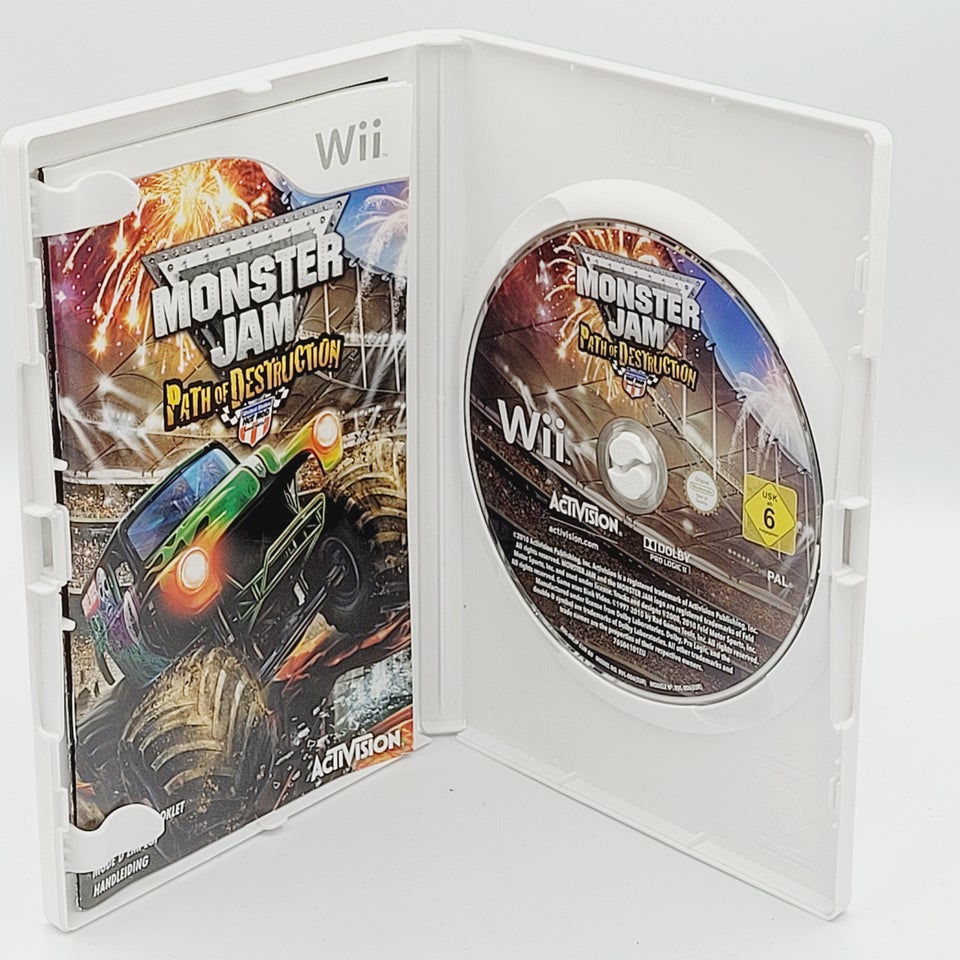 ⭐️ Wii: 	 Monster Jam Path of Destruction - KØB...