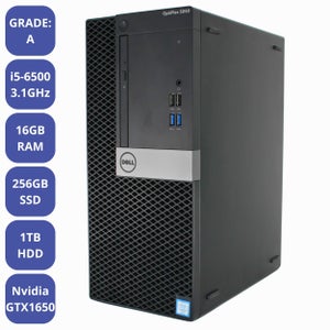 Dell Optiplex 3050 – Gamer I5-6500 | 16GB RAM | 256GB SSD | 1TB HDD | GTX1650