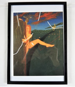 Wilhelm Freddie (1909-1995) Offset af maleri fra 1980 - "Den gravide danserinde"