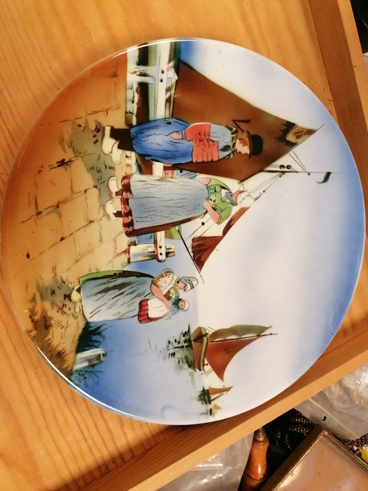 Tysk porcelæns platte 