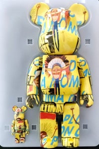 Jean Michel Basquiat x Medicom - Bearbrick, Andy Warhol - Jean Michel Basquia...