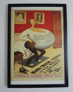 Alfred Schmidt (1858-1939). Offset af plakat med ramme.