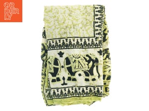 Tørklæde med elefantmønster (str. 212 x, 210 cm)