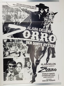 ⭐️- Plakat: Vintage - Zorro Den Sorte Rytter