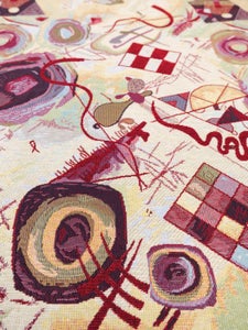 Fantastisk GOBELIN stof i Kandinskij stil abstrakt kunst multicolor - 5,50 x ...