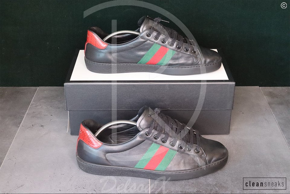 Gucci Ace ’Black Leather’ (45.5)
