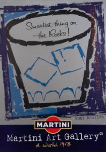 Andy Warhol (after) - MARTINI ART GALLERY (1958) - Smartest thing on the Rock...