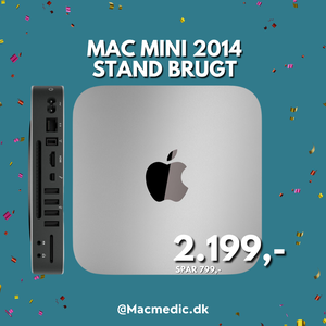 APPLE MAC MINI 2014 - 1TB SSD 4GB RAM 1,4 GHZ I5