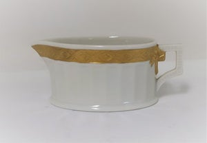 Royal Copenhagen. Vifte med guld. Flødekande. Model 11562. L