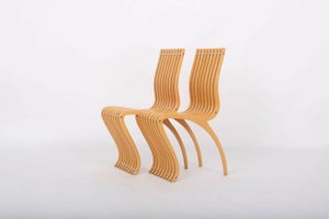2 Schizzo chairs. Ron Arad design. 
